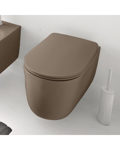 Унитаз Kerasan Nolita 531488 подвесной Bruno matt без сиденья