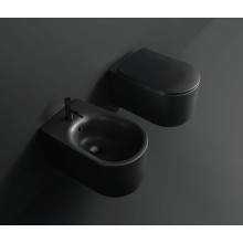 Унитаз Kerasan Nolita 531431 подвесной Черный матовый без сиденья