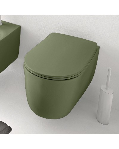 Унитаз Kerasan Nolita 531411 подвесной Verde без сиденья