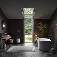 Унитаз Kerasan Nolita 531430 подвесной Белый матовый без сиденья