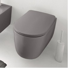 Унитаз Kerasan Nolita 531489 подвесной Ferro matt без сиденья