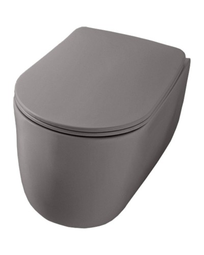 Унитаз Kerasan Nolita 531489 подвесной Ferro matt без сиденья