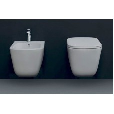 Унитаз Kerasan Tribeca 511459 подвесной Grigio matt без сиденья