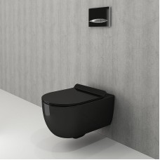 Унитаз Bocchi V-Tondo 1416-005-0129 подвесной Черный глянцевый без сиденья