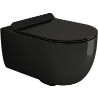 Унитаз Bocchi V-Tondo 1416-005-0129 подвесной Черный глянцевый без сиденья