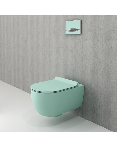 Унитаз Bocchi V-Tondo 1416-033-0129 подвесной Мятный матовый без сиденья