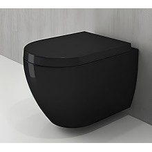 Унитаз Bocchi Venezia 1295-005-0129 подвесной Черный глянцевый без сиденья