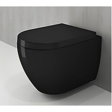 Унитаз Bocchi Venezia 1295-005-0129 подвесной Черный глянцевый без сиденья