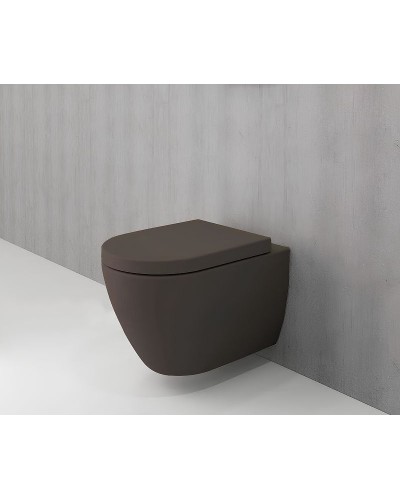 Унитаз Bocchi Venezia 1295-025-0129 подвесной Кофейный матовый без сиденья