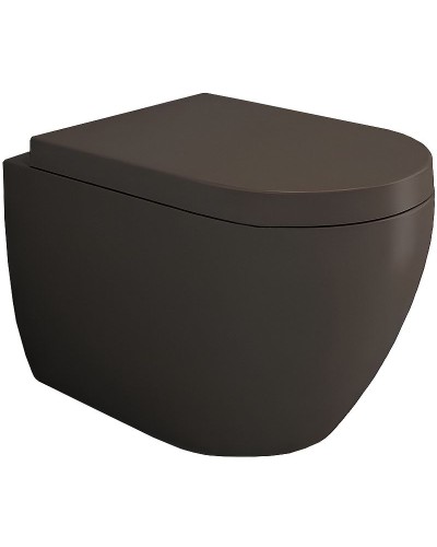 Унитаз Bocchi Venezia 1295-025-0129 подвесной Кофейный матовый без сиденья