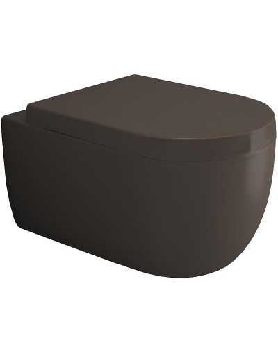 Унитаз Bocchi V-Tondo 1416-025-0129 подвесной Кофейный матовый без сиденья