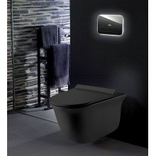 Унитаз Grossman GR-4412BMS подвесной Черный матовый с сиденьем Микролифт