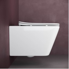 Унитаз Ceramica Nova Metric CN3007 подвесной с сиденьем Микролифт