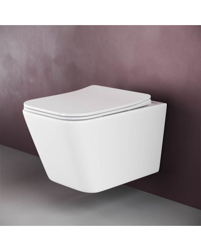 Унитаз Ceramica Nova Metric CN3007 подвесной с сиденьем Микролифт