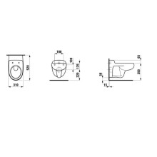 Подвесной унитаз Laufen Florakids 8.2003.1.000.000.1