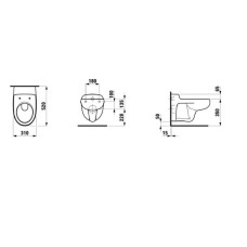 Подвесной унитаз Laufen Florakids 8.2003.1.000.000.1