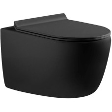 Унитаз Aquanet Cetus-BW Rimless 287008 подвесной с сиденьем Микролифт