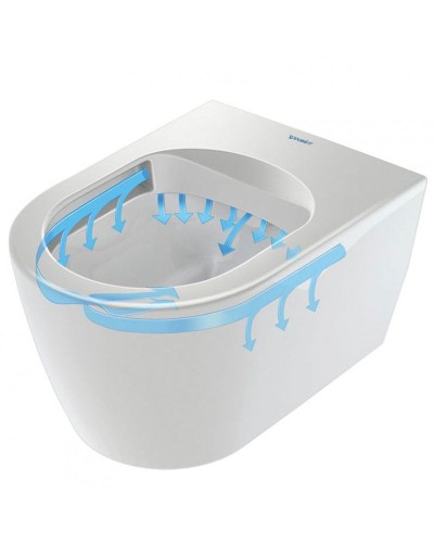 Унитаз Duravit ME by Starck 2530090000 подвесной без крышки-сиденья