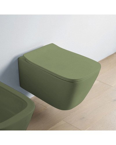 Унитаз Artceram A16 ASV003 44 00 подвесной Green salvia без сиденья