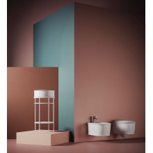 Унитаз Artceram Atelier ATV001 17 00 подвесной Черный матовый без сиденья