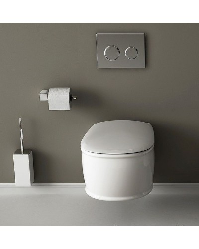 Унитаз Artceram Atelier ATV001 17 00 подвесной Черный матовый без сиденья