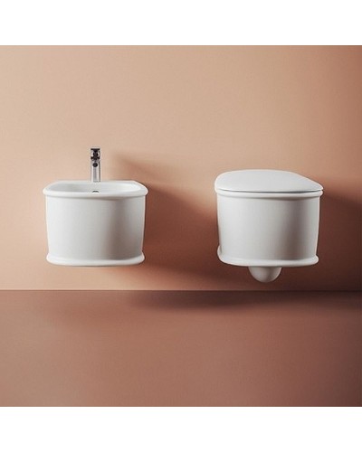 Унитаз Artceram Atelier ATV001 17 00 подвесной Черный матовый без сиденья