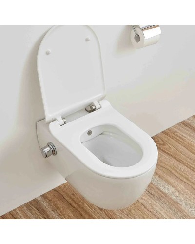 Унитаз SSWW CT2039V-B подвесной с сиденьем Микролифт