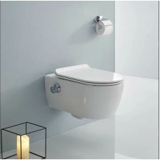 Унитаз SSWW CT2039V-B подвесной с сиденьем Микролифт