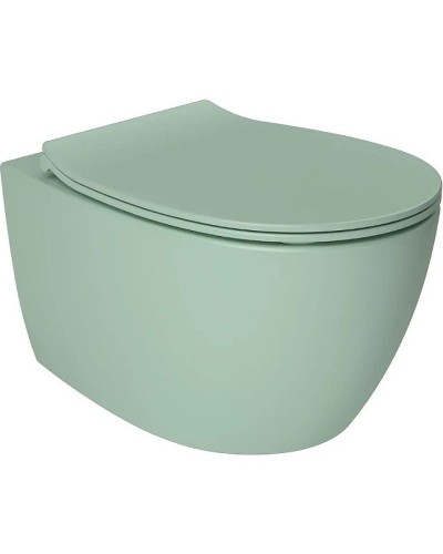 Унитаз Allen Brau Fantasy 4.11004.MT подвесной Мятный без сиденья