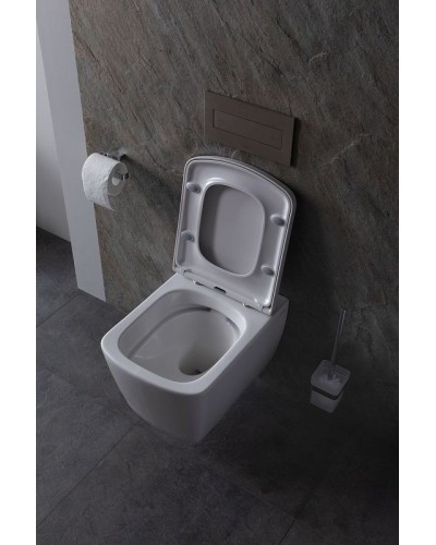 Унитаз Allen Brau Liberty 4.33004.20 подвесной Белый без сиденья