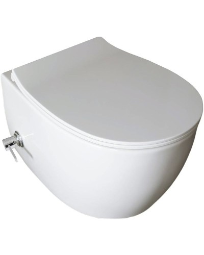 Унитаз биде Allen Brau Fantasy 4.11HC1.20 подвесной Белый без сиденья