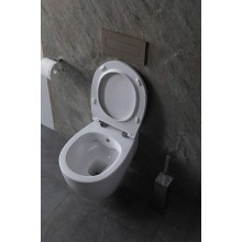 Унитаз биде Allen Brau Fantasy 4.11HC1.20 подвесной Белый без сиденья