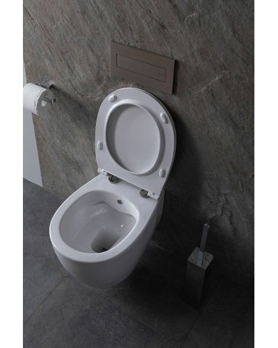 Унитаз биде Allen Brau Fantasy 4.11HC1.20 подвесной Белый без сиденья