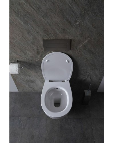 Унитаз биде Allen Brau Fantasy 4.11HC1.20 подвесной Белый без сиденья