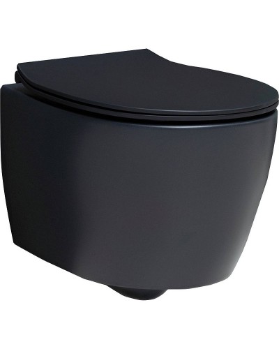 Унитаз Allen Brau Fantasy 4.11004.31 подвесной Черный матовый без сиденья