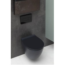 Унитаз Allen Brau Fantasy 4.11004.31 подвесной Черный матовый без сиденья