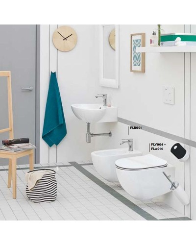 Унитаз Artceram File 2.0 FLV004 42 00 подвесной Petrolio без сиденья