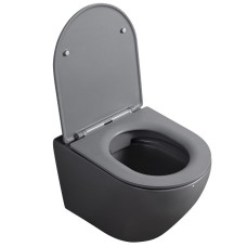 Унитаз Abber Bequem AC1101MG подвесной Серый матовый с сиденьем Микролифт