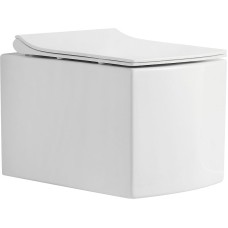 Унитаз CeramaLux 2022 подвесной с сиденьем Микролифт