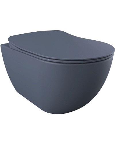 Унитаз биде Creavit Free FE322-00BM00E-0000 подвесной Базальт без сиденья