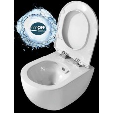 Унитаз биде Creavit Free FE322-00MB00E-0000 подвесной Белый матовый без сиденья