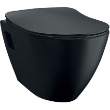 Унитаз биде Creavit Terra TP325-00SM00E-0000 подвесной Черный матовый без сиденья