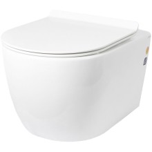 Унитаз Creto Logan  L1 1001-001-L1W подвесной Белый с сиденьем Микролифт