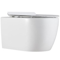 Унитаз Creto Logan  L1 1001-001-L1W подвесной Белый с сиденьем Микролифт