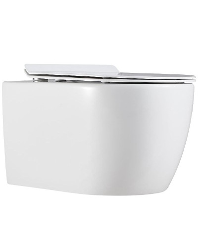 Унитаз Creto Logan  L1 1001-001-L1W подвесной Белый с сиденьем Микролифт