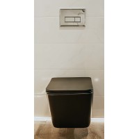 Унитаз Creto Logan L2 1002-002-L2BLMAT подвесной Черный матовый с сиденьем Микролифт