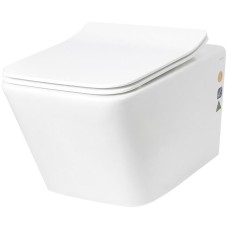Унитаз Creto Logan L2 1002-001-L2W подвесной Белый с сиденьем Микролифт