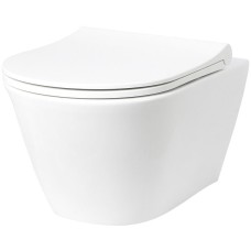 Унитаз Creto Logan L3 1003-001-L3W подвесной Белый без сиденья