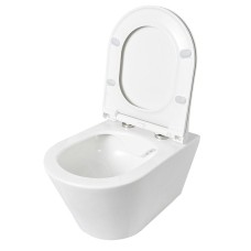 Унитаз Creto Logan L3 1003-001-L3W подвесной Белый без сиденья