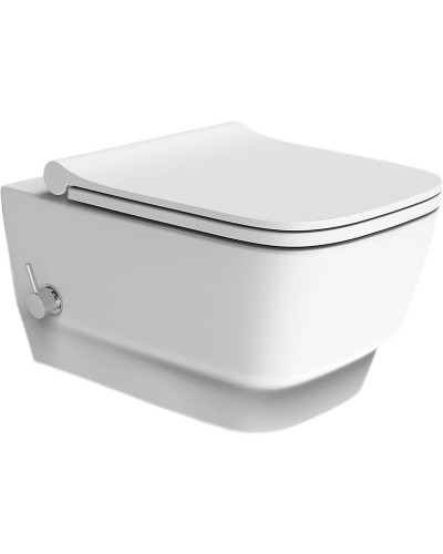 Унитаз биде Boheme Bello 971-2-MW подвесной Белый матовый без сиденья
